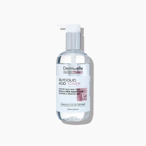 Derma elle Gentle Exfoliating & Radiance Glycolic Acid Toner 350ml