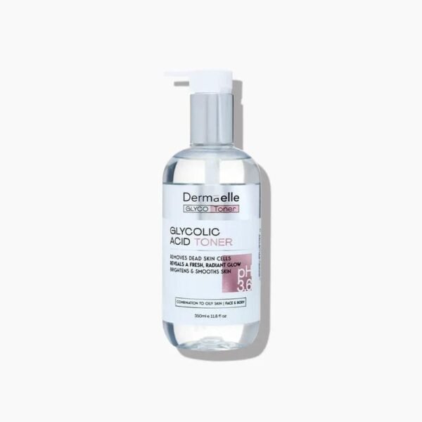 Derma elle Gentle Exfoliating & Radiance Glycolic Acid Toner 350ml