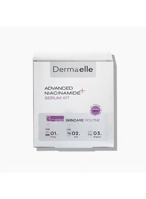 Derma elle Oil Control & Pore Refining Niacinamide Routine Kit